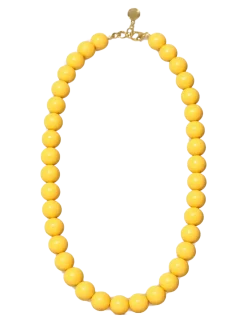 Bubble big neck 40 g/yellow - 40cm - Perlekæder