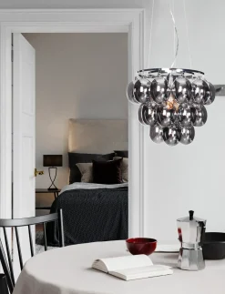 Bubbles taklampa rökgrå - Loftslamper