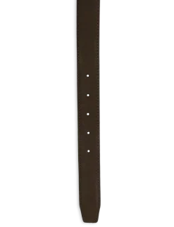Buckle leather belt - Bælter