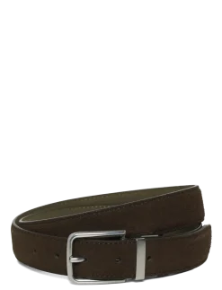 Buckle leather belt - Bælter