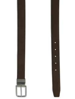 Buckle leather belt - Bælter