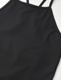 Built-In-Bra Halterneck Tank - Tanktops