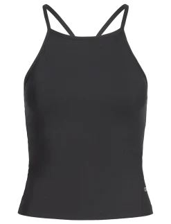 Built-In-Bra Halterneck Tank - Tanktops