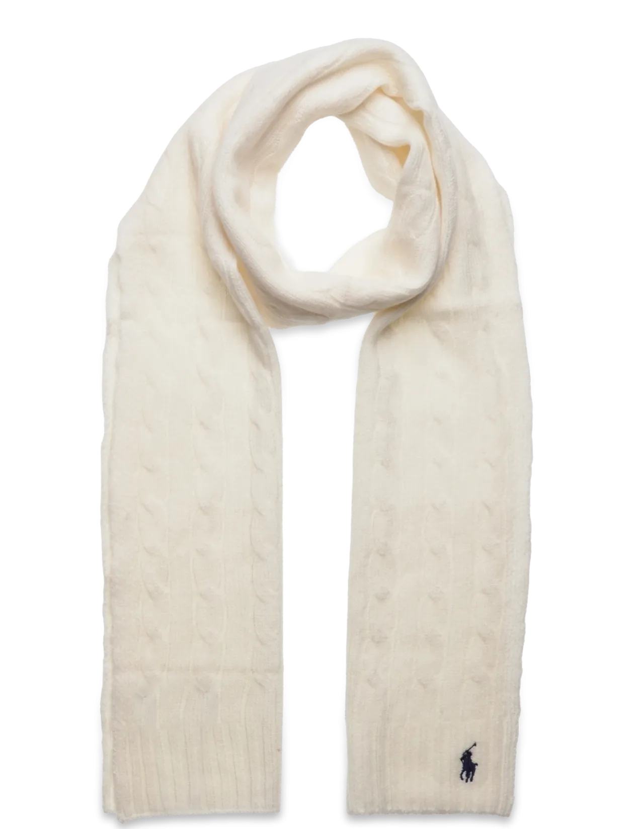 Cable-Knit Wool-Cashmere Scarf - Halstørklæder