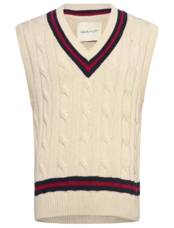 CABLE VEST - Strikveste