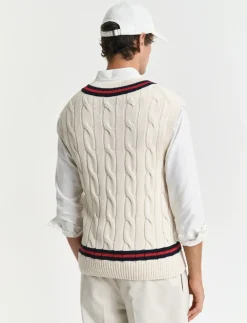 CABLE VEST - Strikveste