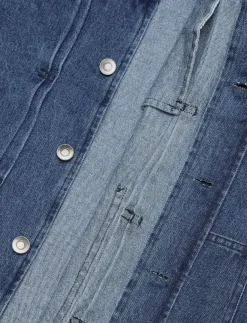 CADE WASHED INDIGO DENIM - Uforede denimjakker