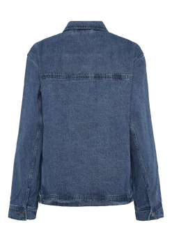 CADE WASHED INDIGO DENIM - Uforede denimjakker