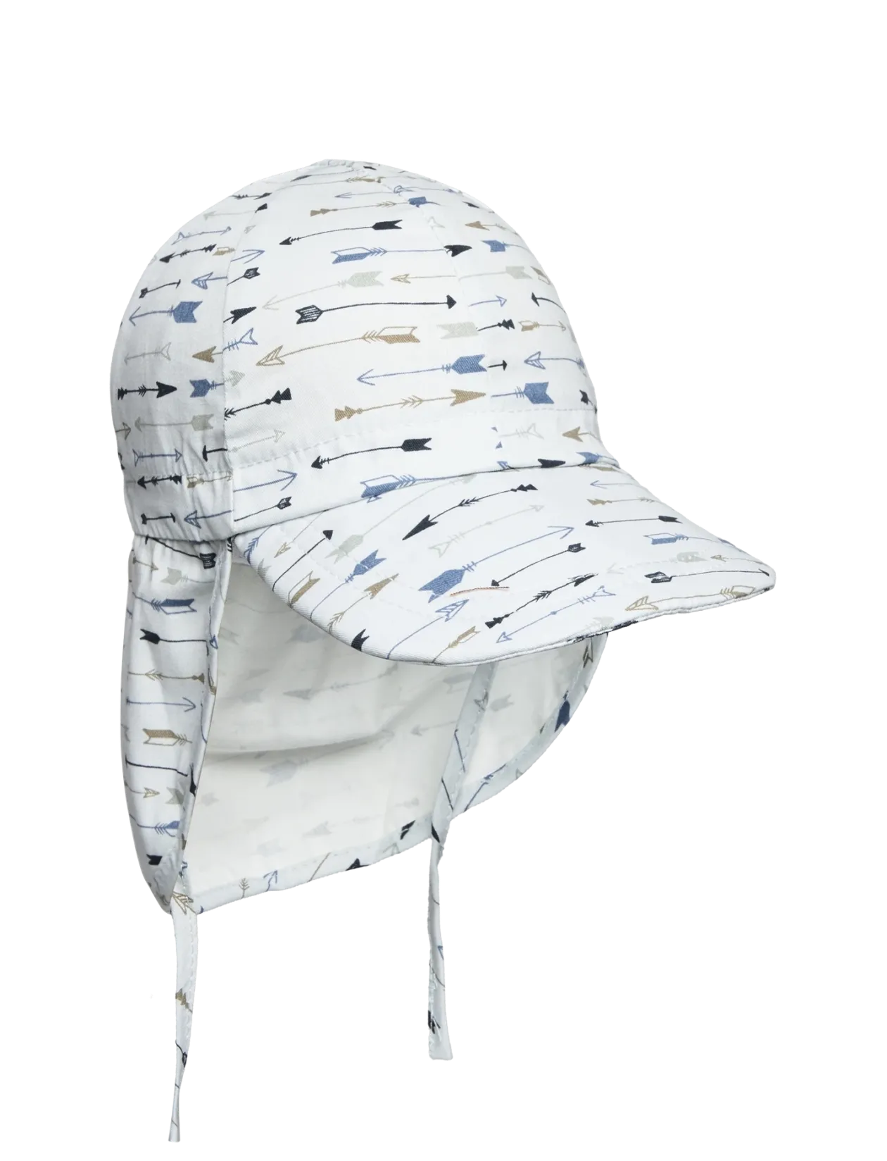 Cap w/neck & tie w/print - Solhat