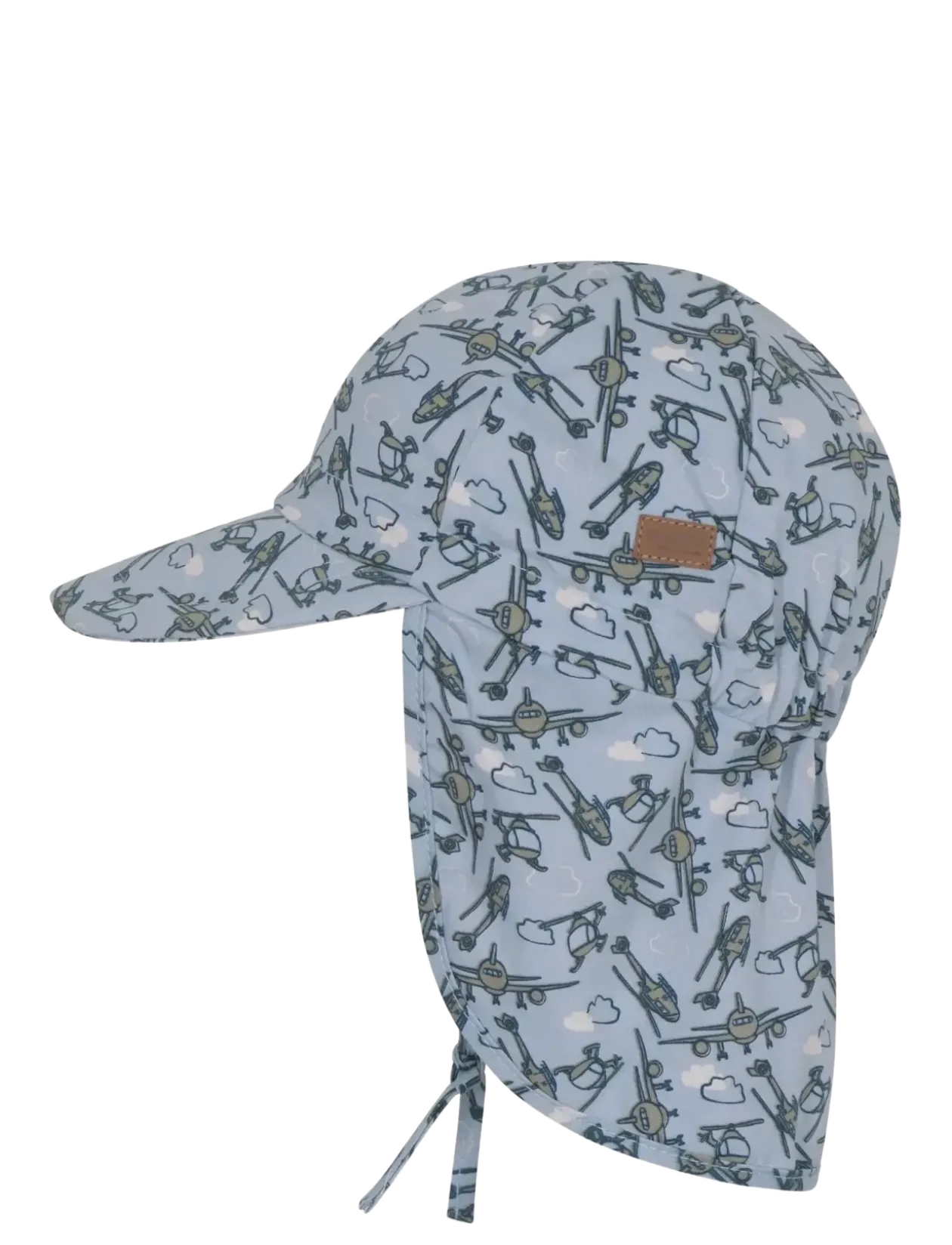 Cap w/neck & tie w/print - Solhat