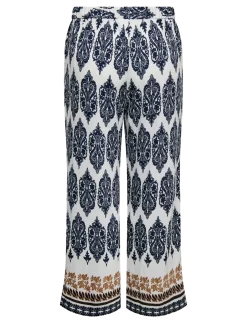 CARHAVANA STRAIGHT PANT AOP - Bukser med brede ben
