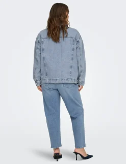 CAROCEAN L/S OVERSIZE JKT DNM NOOS - Denimjakker