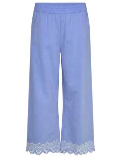 CARPAULA TULUM EMB PULL-UP PANT WVN - Culottes