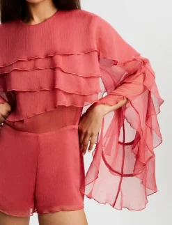 CARSON RUFFLE PLAYSUIT - Buksedragter