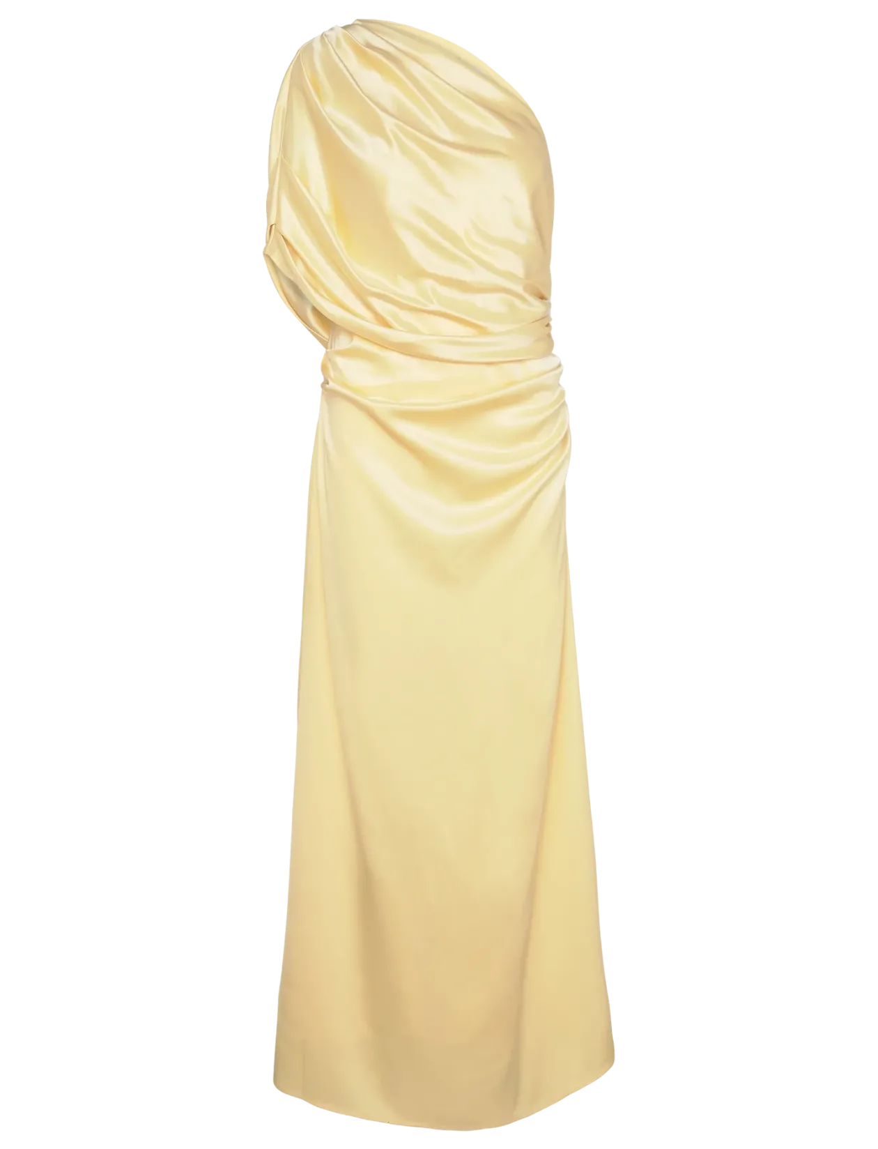 Cassia Draped Fitted Maxi Dress - Maxikjoler
