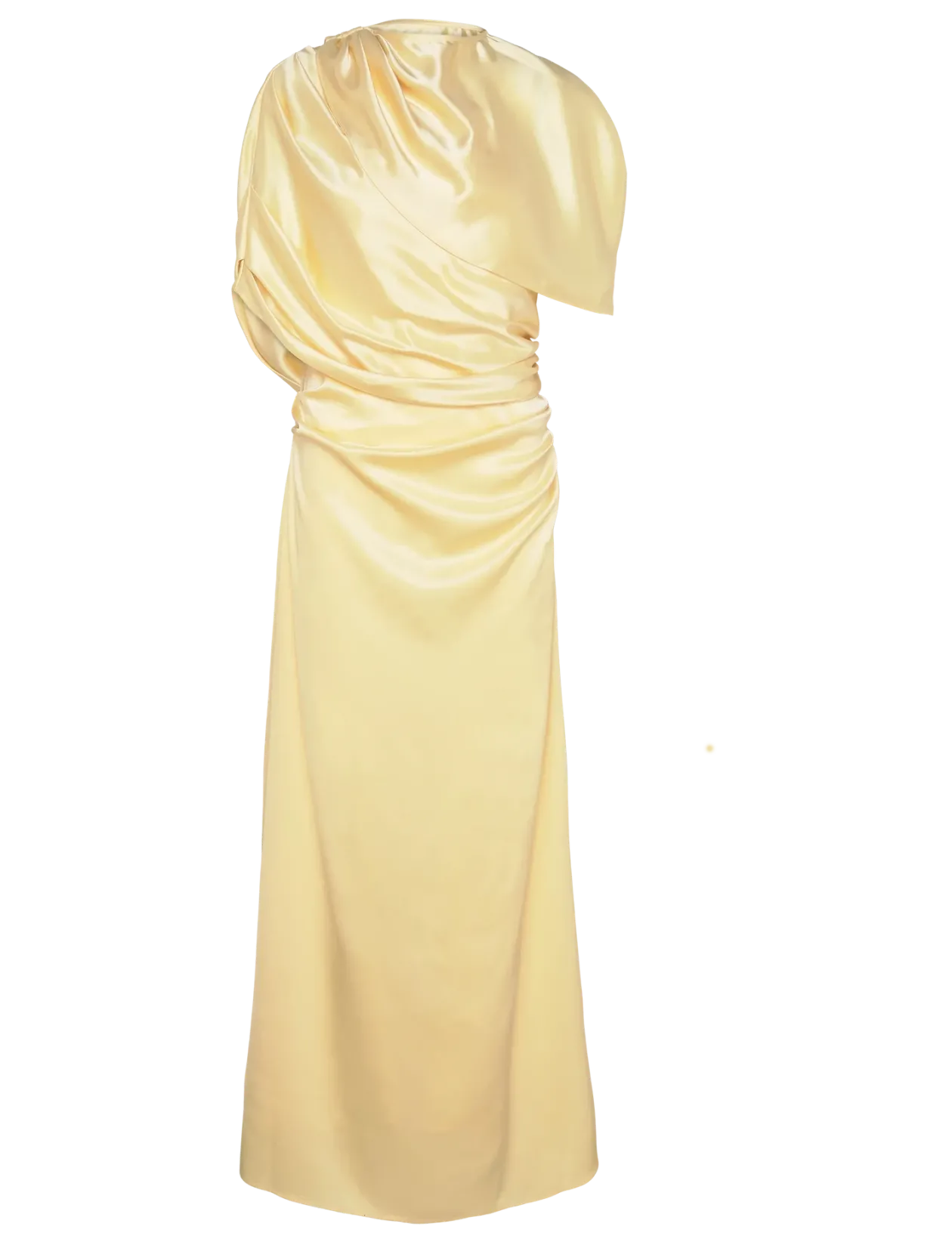 Cassia Draped Fitted Maxi Dress - Maxikjoler