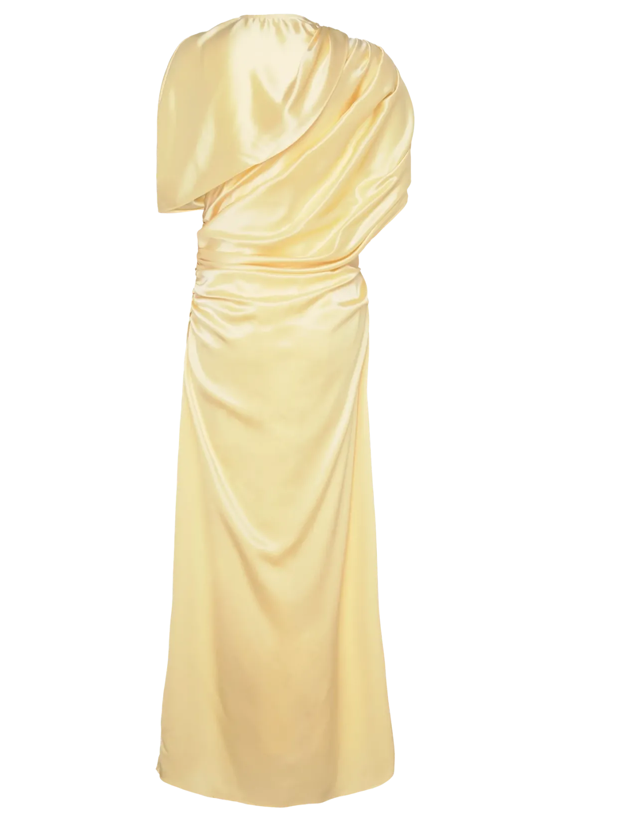 Cassia Draped Fitted Maxi Dress - Maxikjoler