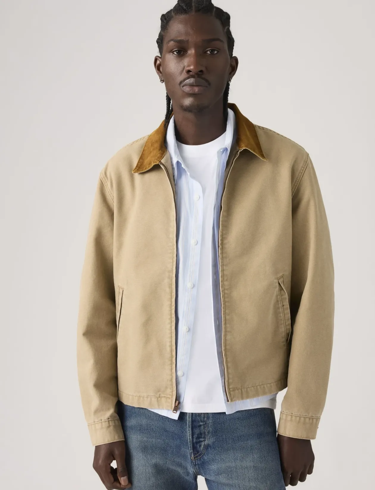 CASTRO FULL ZIP TIGERS EYE CAN - Vindjakker