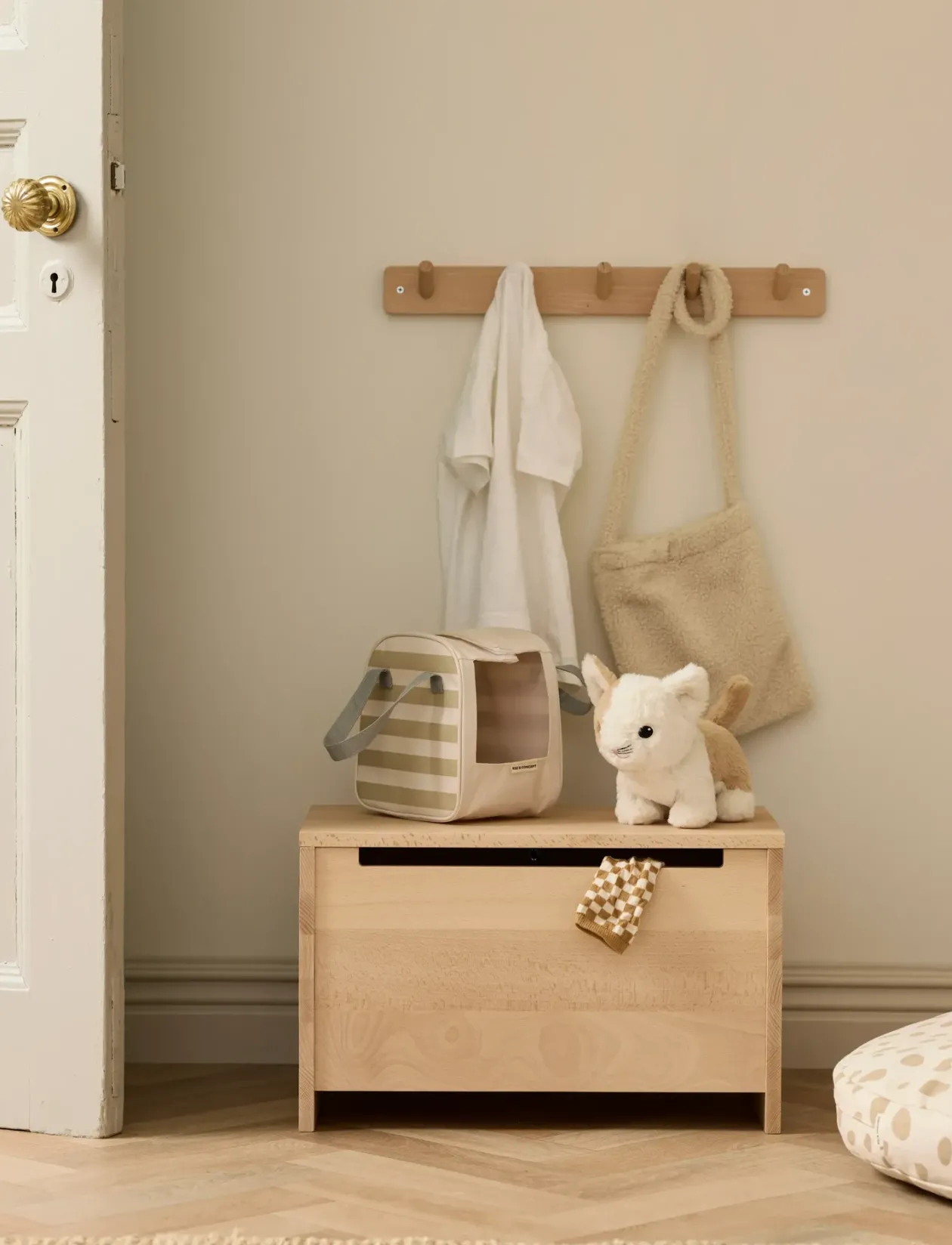 Cat and carrier bag KID'S HUB - Tøjdyr