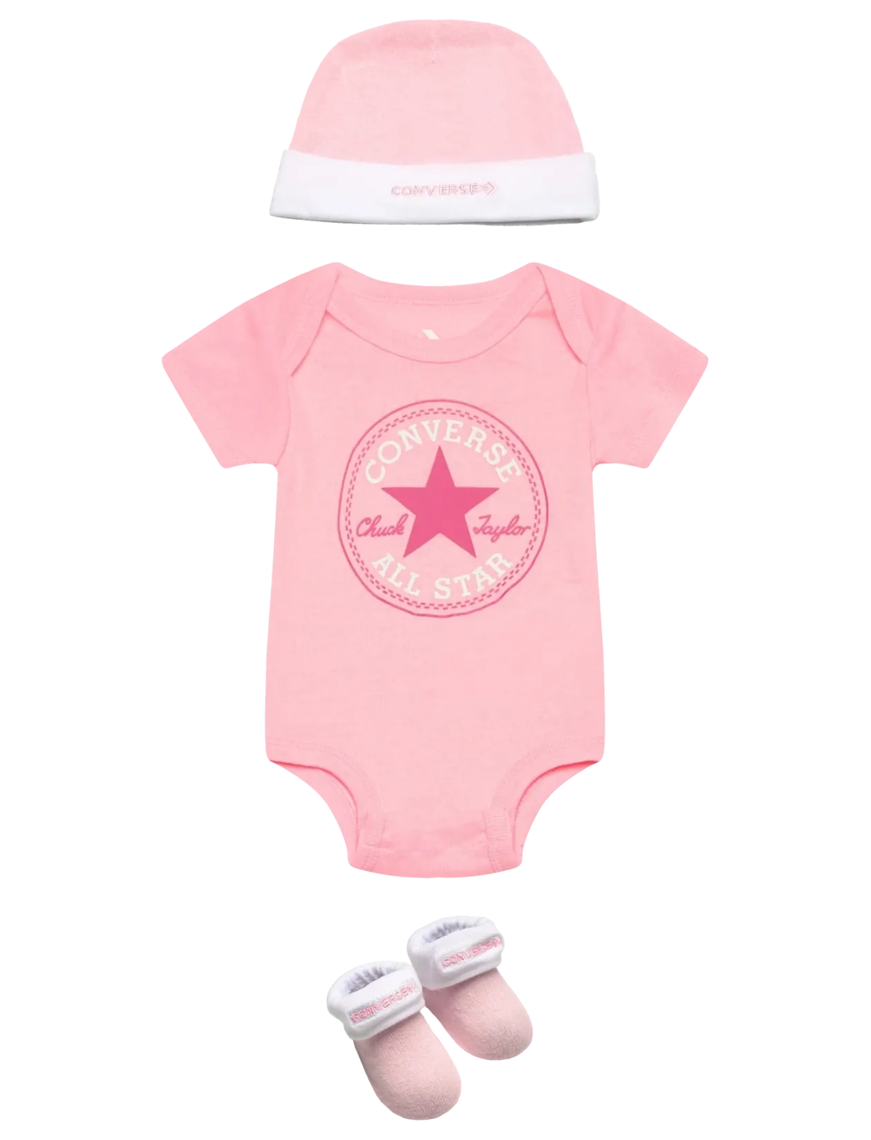 C1-BODYSUIT+HAT+BOOTIE - Kortærmede bodyer