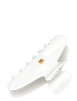 Cellulose Acetate Pince à cheveux Medium White - Hårklemmer