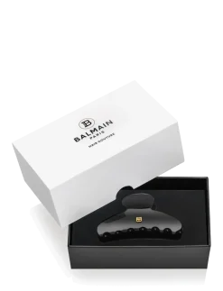 Cellulose Acetate Pince à cheveux Medium Black - Hårklemmer