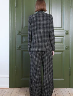 Checked bouclé jacket - Boucles