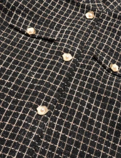 Checked bouclé jacket - Boucles
