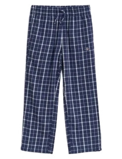 CHECKED FLANNEL PAJAMA PANTS - Pyjamas