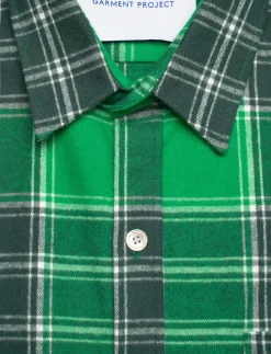 Check Overshirt - Green - Ternede skjorter