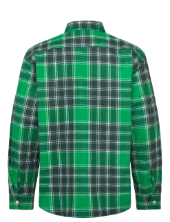 Check Overshirt - Green - Ternede skjorter