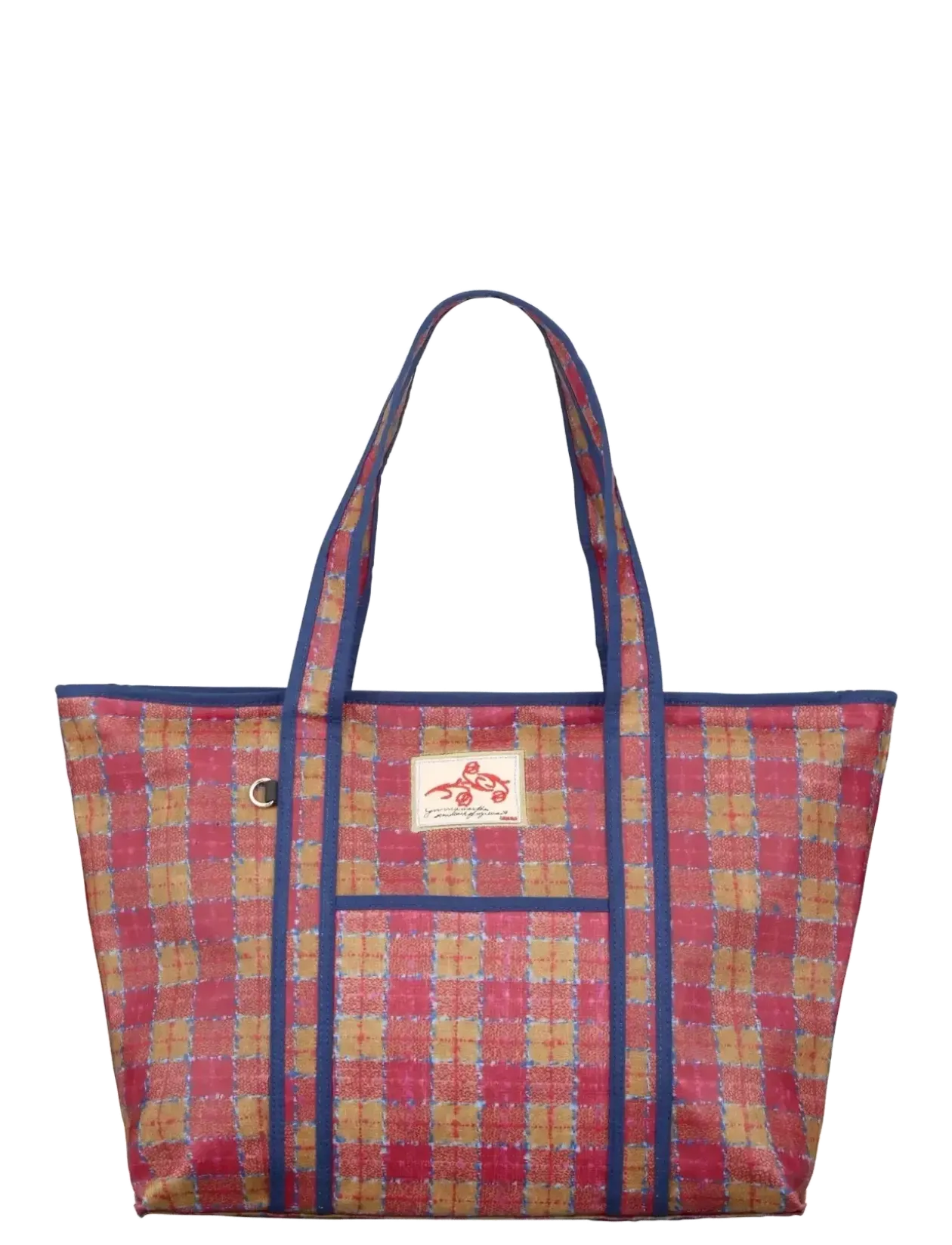 Checky Coated Aubrey Bag - Tote Bags