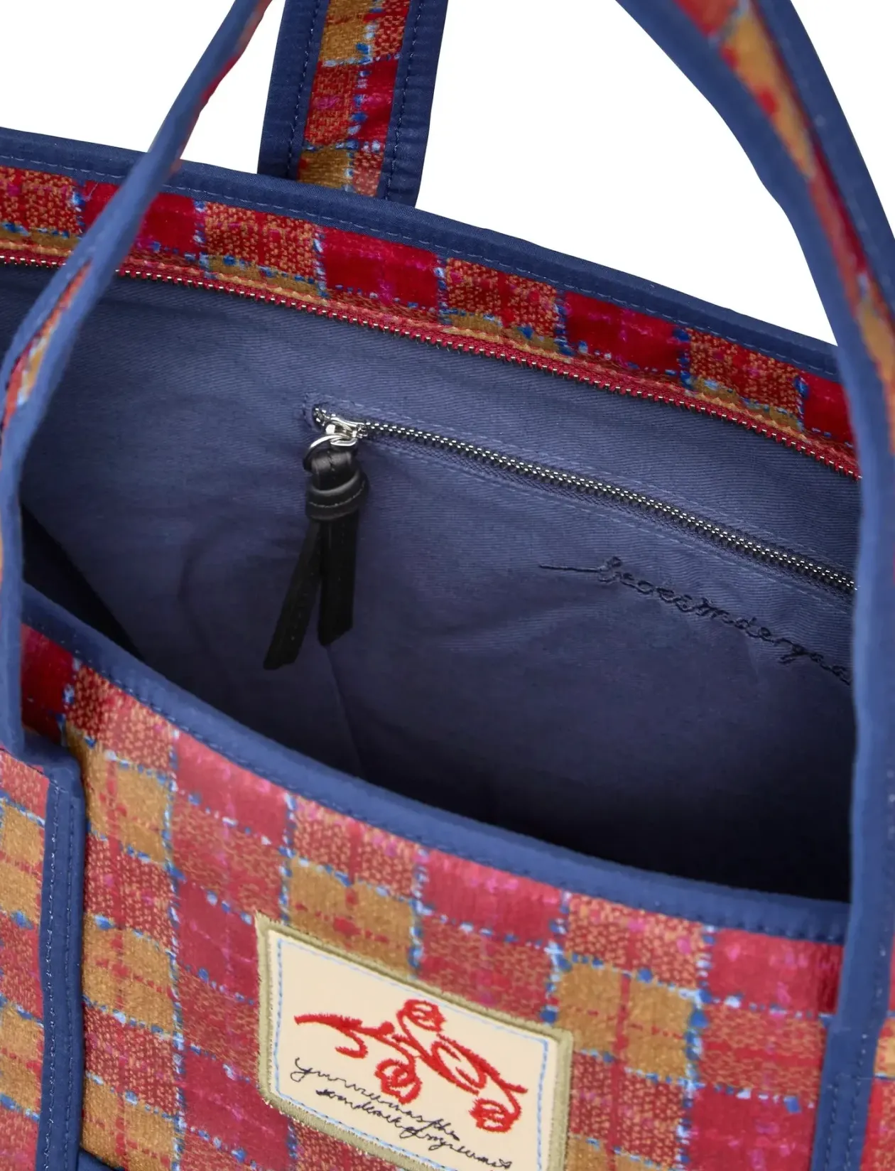Checky Coated Aubrey Bag - Tote Bags