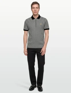 CHEQUERBOARD POLO SHIRT - Kortærmede