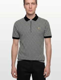CHEQUERBOARD POLO SHIRT - Kortærmede