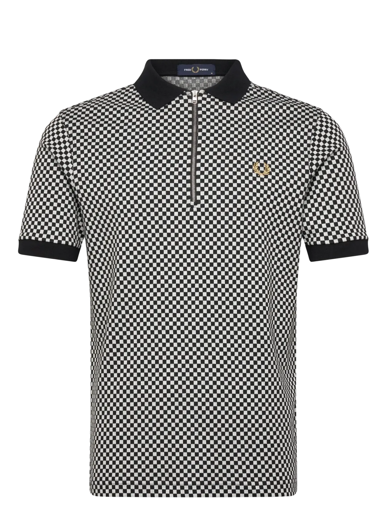 CHEQUERBOARD POLO SHIRT - Kortærmede