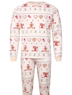 Christmas cookie pyjamas beige - Pyjamas