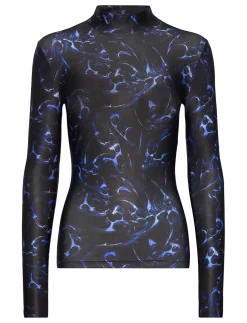 Chrome Tribal Stretch Turtleneck Long Sleeve - Langærmede toppe