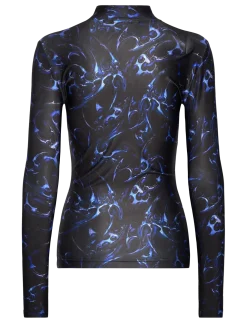 Chrome Tribal Stretch Turtleneck Long Sleeve - Langærmede toppe