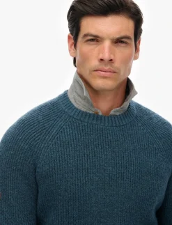 CHUNKY RAGLAN JUMPER - Rund hals