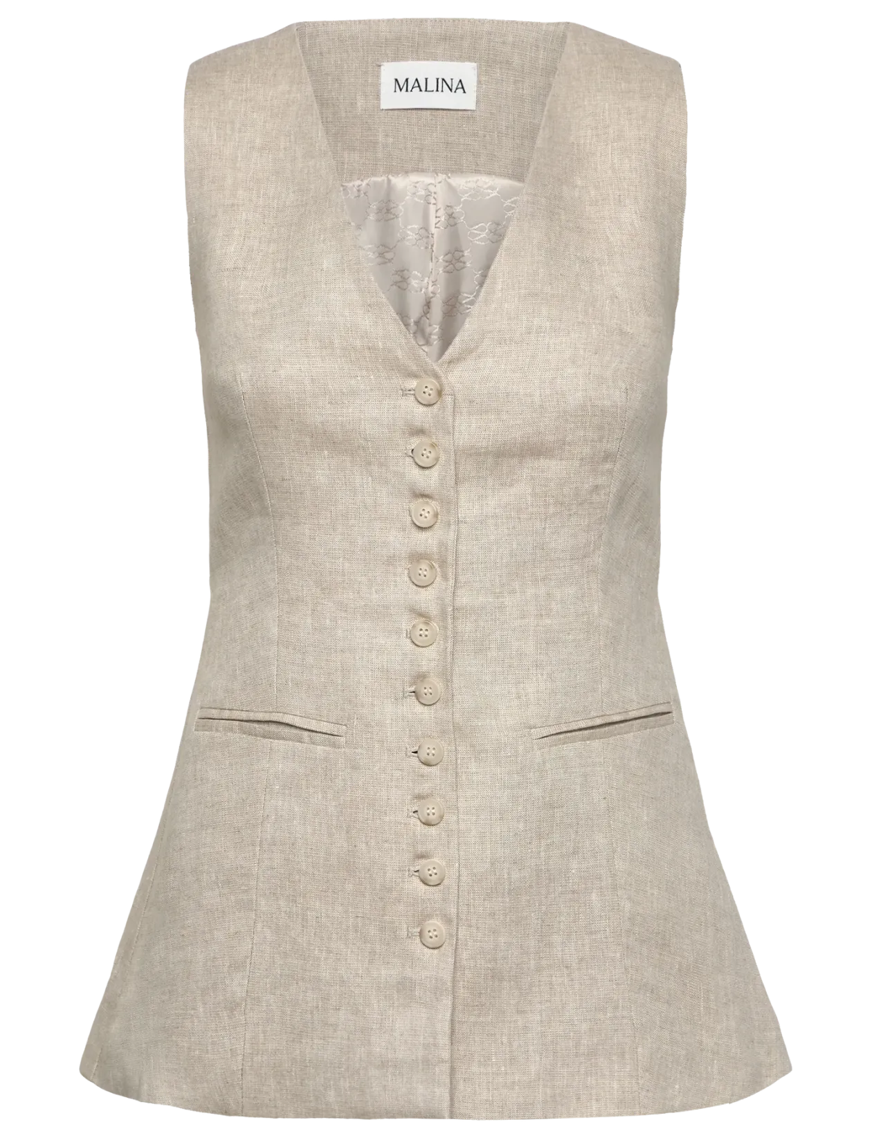 Cielo Linen Vest - Blazere