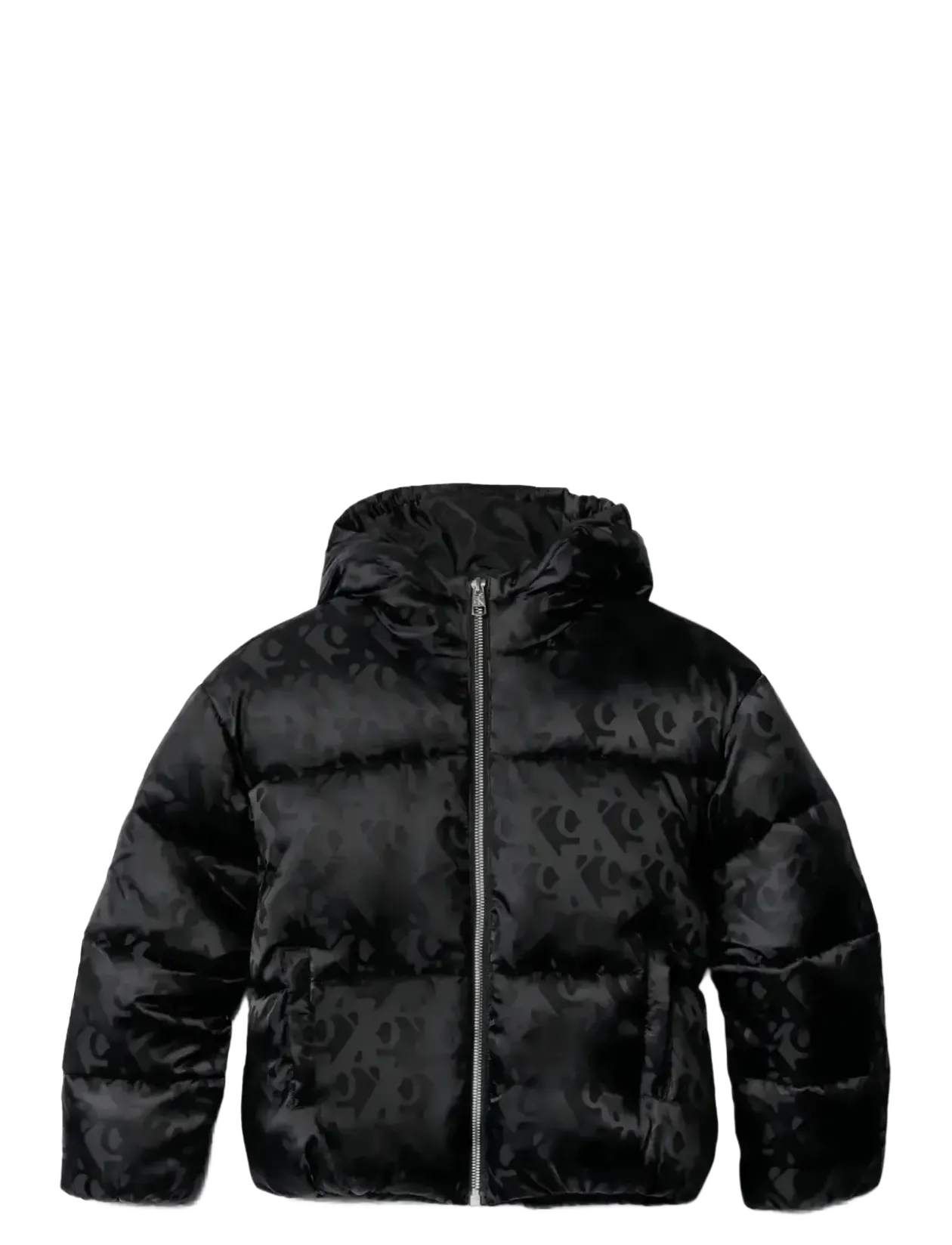 CK LOGO AOP PUFFER JACKET - Dunjakker & forede jakker