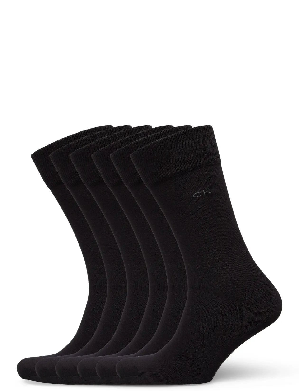 CK MEN SOCK CASUAL FLAT KNIT COTT - Sokker
