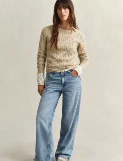 Classic Cable Knit Sweater - Strik