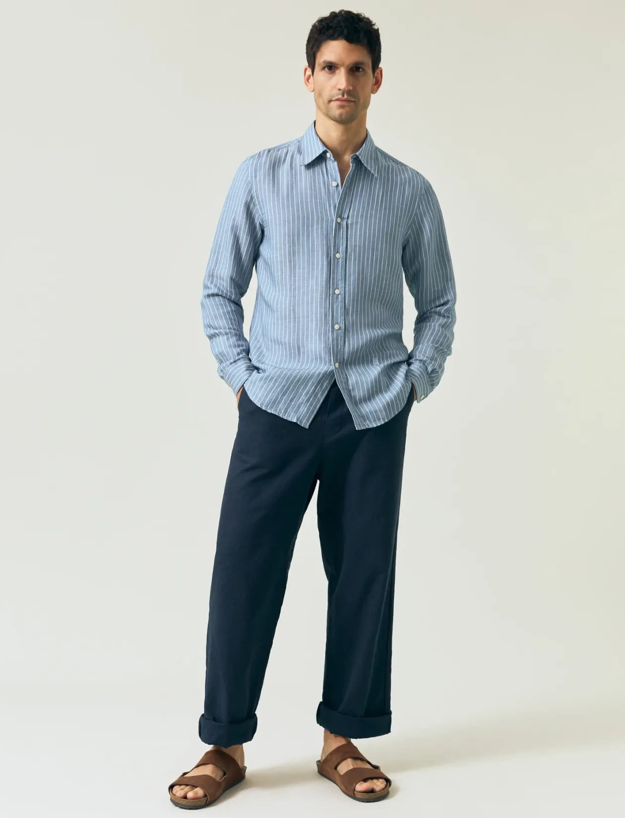 Classic Hemp Striped Shirt - Stribede skjorter