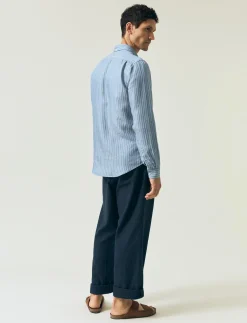 Classic Hemp Striped Shirt - Stribede skjorter