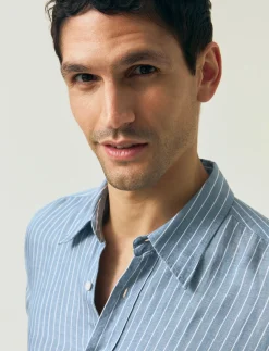 Classic Hemp Striped Shirt - Stribede skjorter
