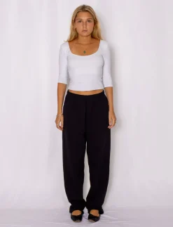 Classic Open Hem Jog Pants - Sweatpants