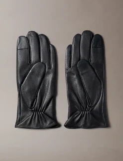 CLASSIC PEBBLE LEATHER GLOVES - Fingerhandsker