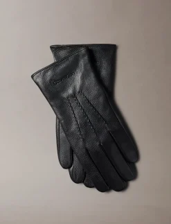 CLASSIC PEBBLE LEATHER GLOVES - Fingerhandsker